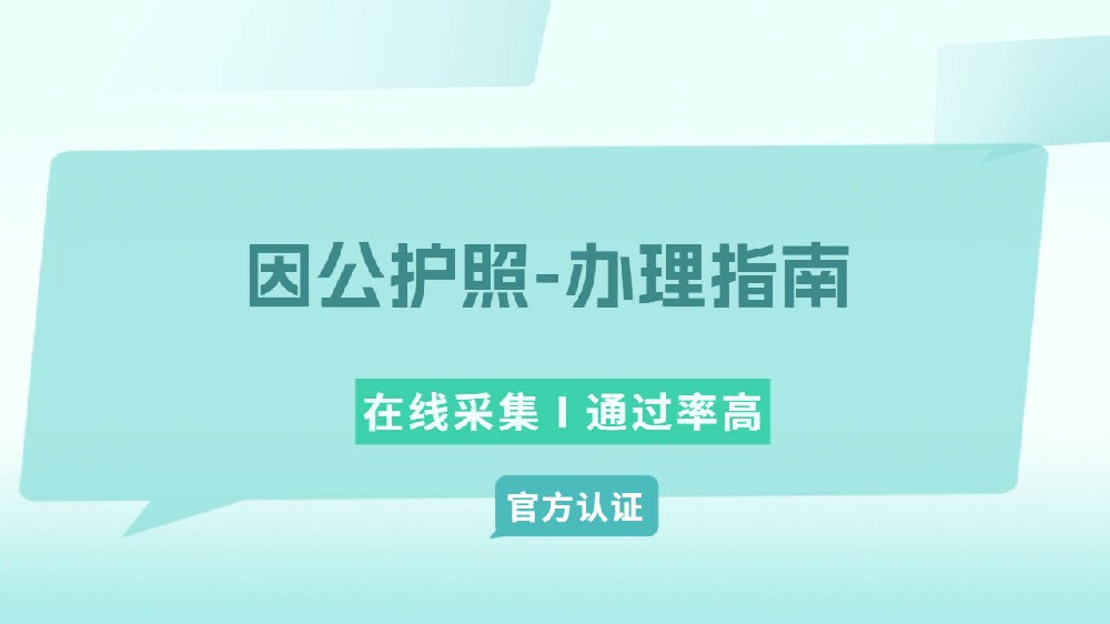 因公护照照片尺寸要求是多少？